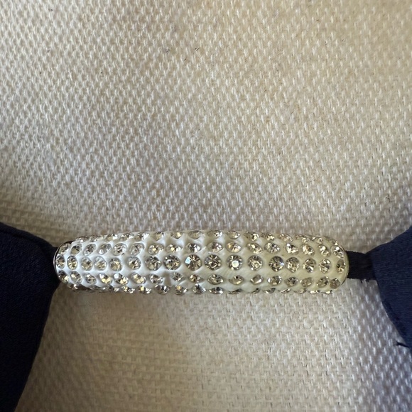 Venus Ladies size 6 sleeveless cocktail dress very good condition. Navy - Picture 6 of 11